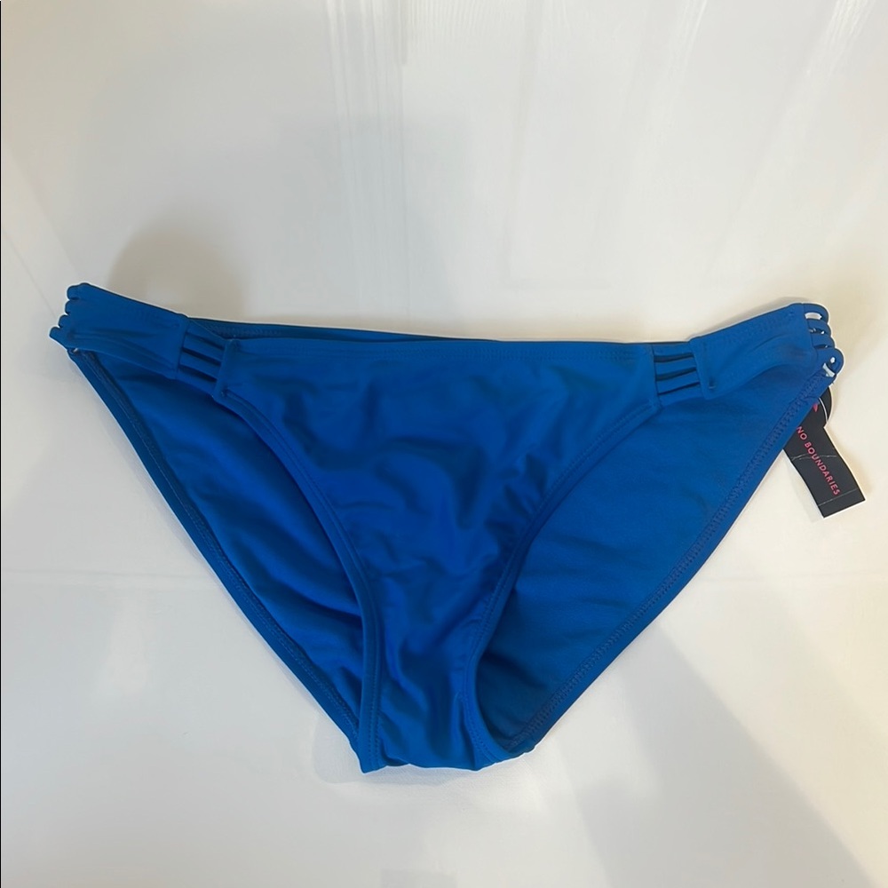 No Boundaries Vibrant Blue Bikini Bottom